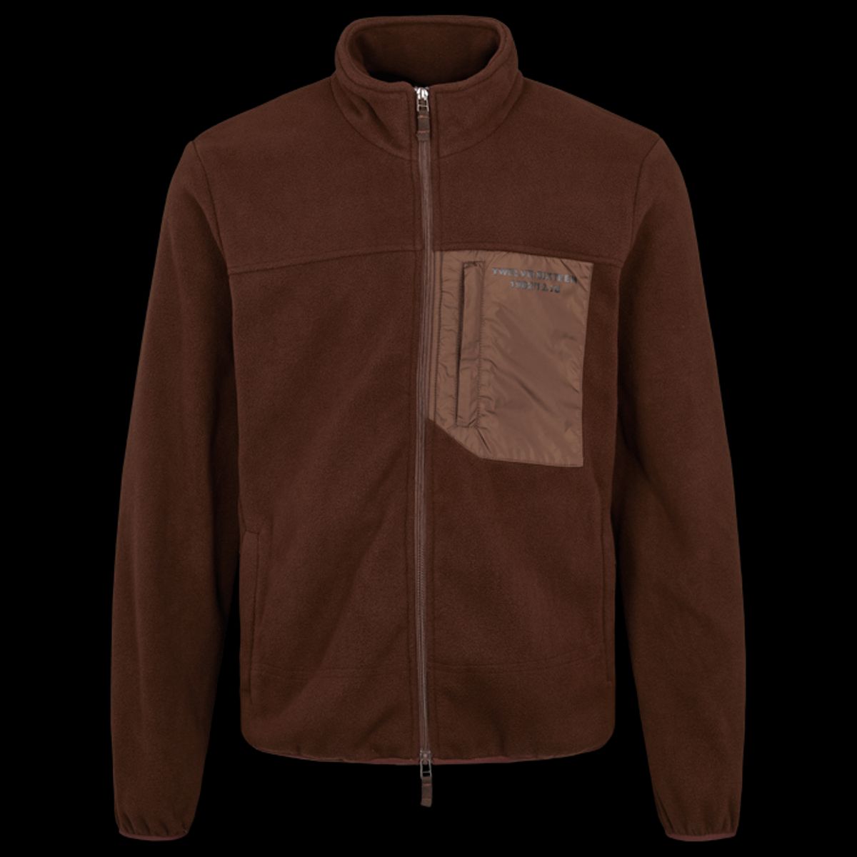 Twelve Sixteen Fleece Jakke Brun - XXXL / Brown