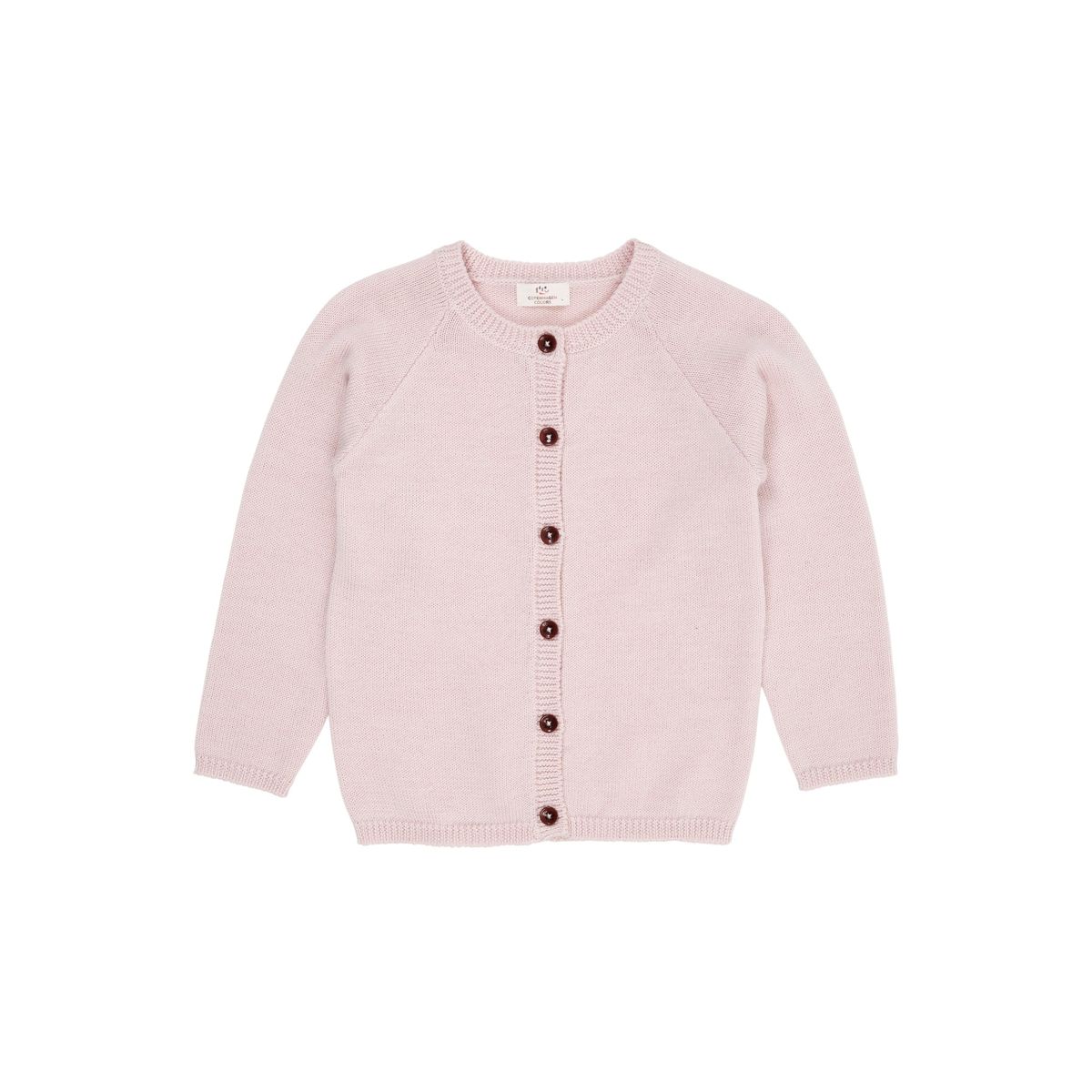 STRIKKET CARDIGAN I MERINOULD - DUSTY ROSE - DUSTY ROSE / 68