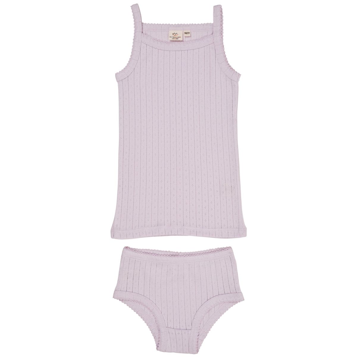 POINTELLE JUNIOR UNDERTØJSSÆT - LAVENDER - LAVENDER / 98