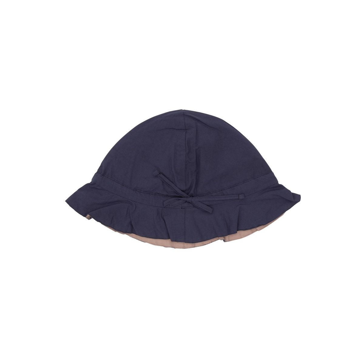 VENDBAR POPLIN SOMMERHAT - NAVY BEIGE - NAVY BEIGE / 6-9M