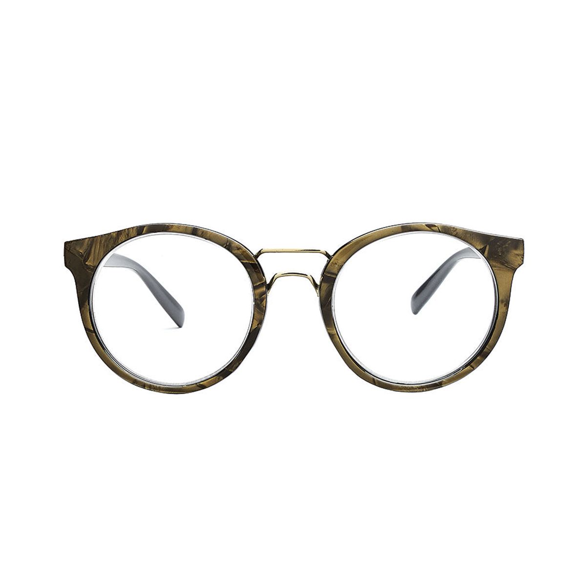 Biella Golden Læsebrille - CLASSIC - Golden / +1