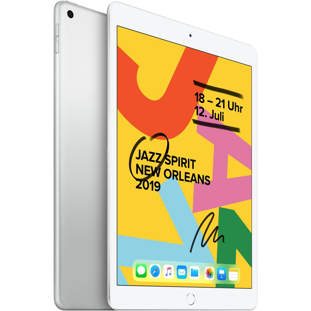 iPad 7. gen 32 GB Wi-Fi 10,2" Silver - Brugt - Meget god stand