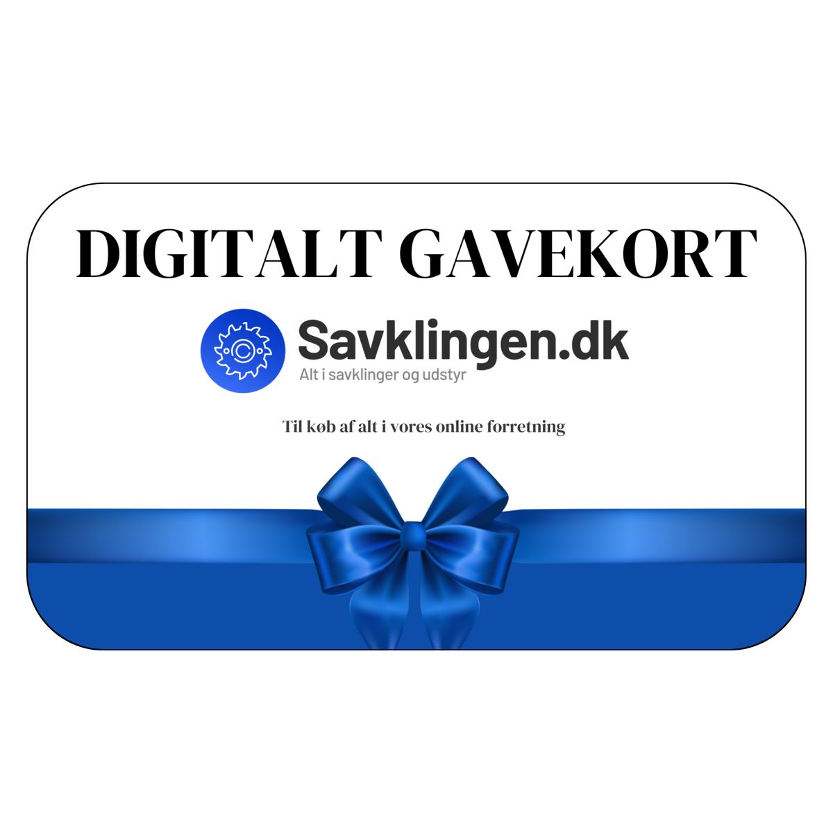 Gavekort til Savklingen.dk Den Perfekte Gave til Håndværkeren - 1.000,00 kr.