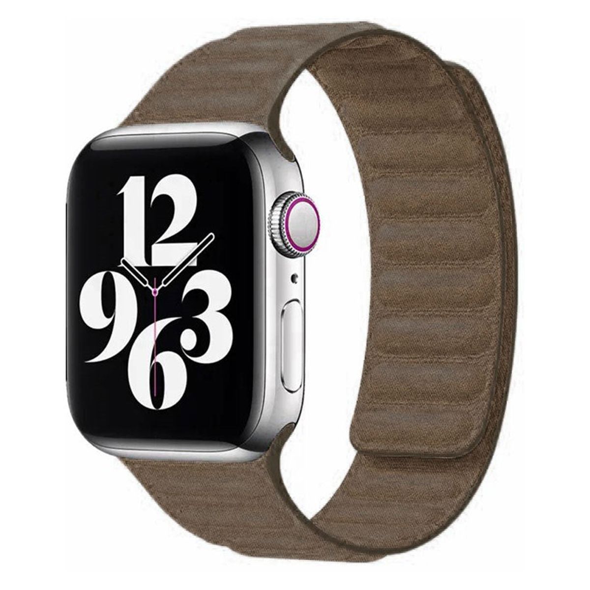 Lippa Apple Watch finewoven rem 38/40/41, Grå