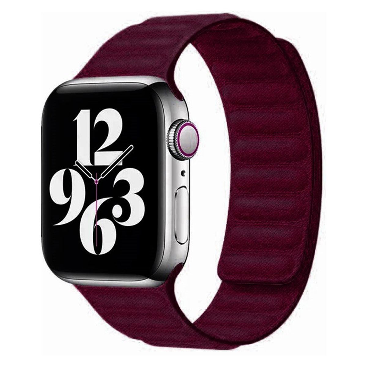 Lippa Apple Watch finewoven rem 42/44/45/49, Lilla