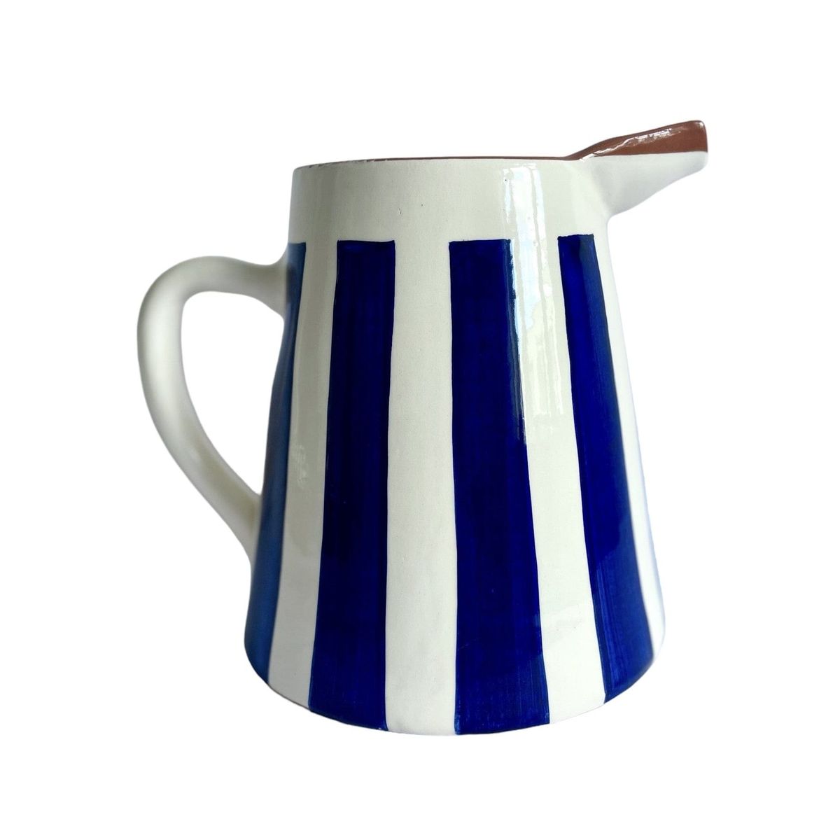 Casa Cubista Bold Stripe Grønstribet Kande - Blue