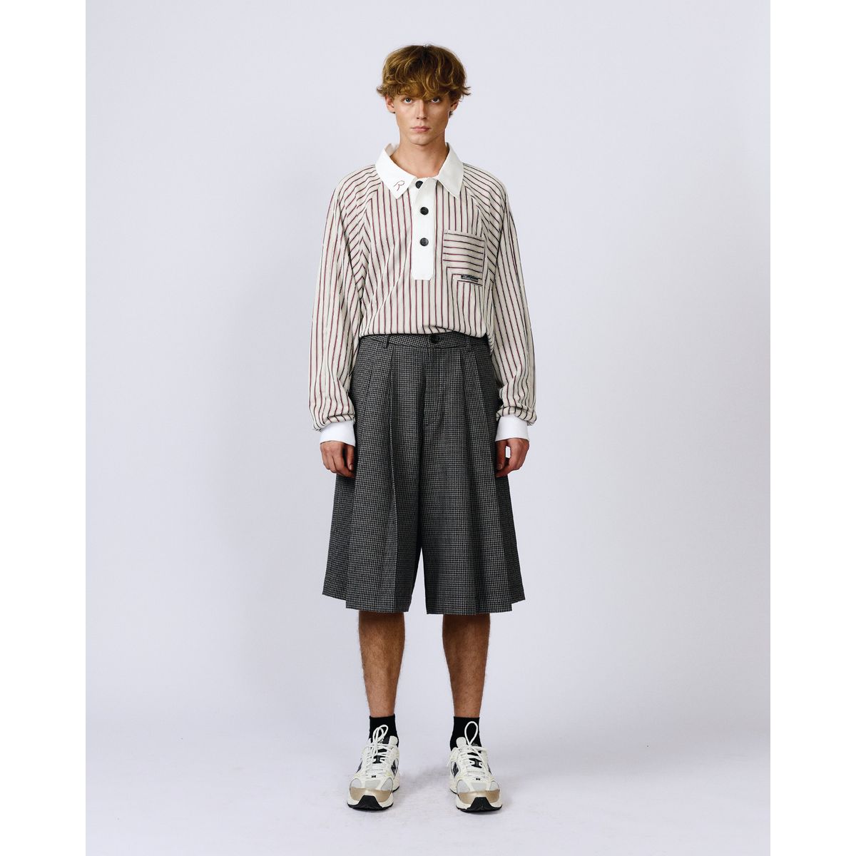 TAILORED WIDE SHORTS - Large