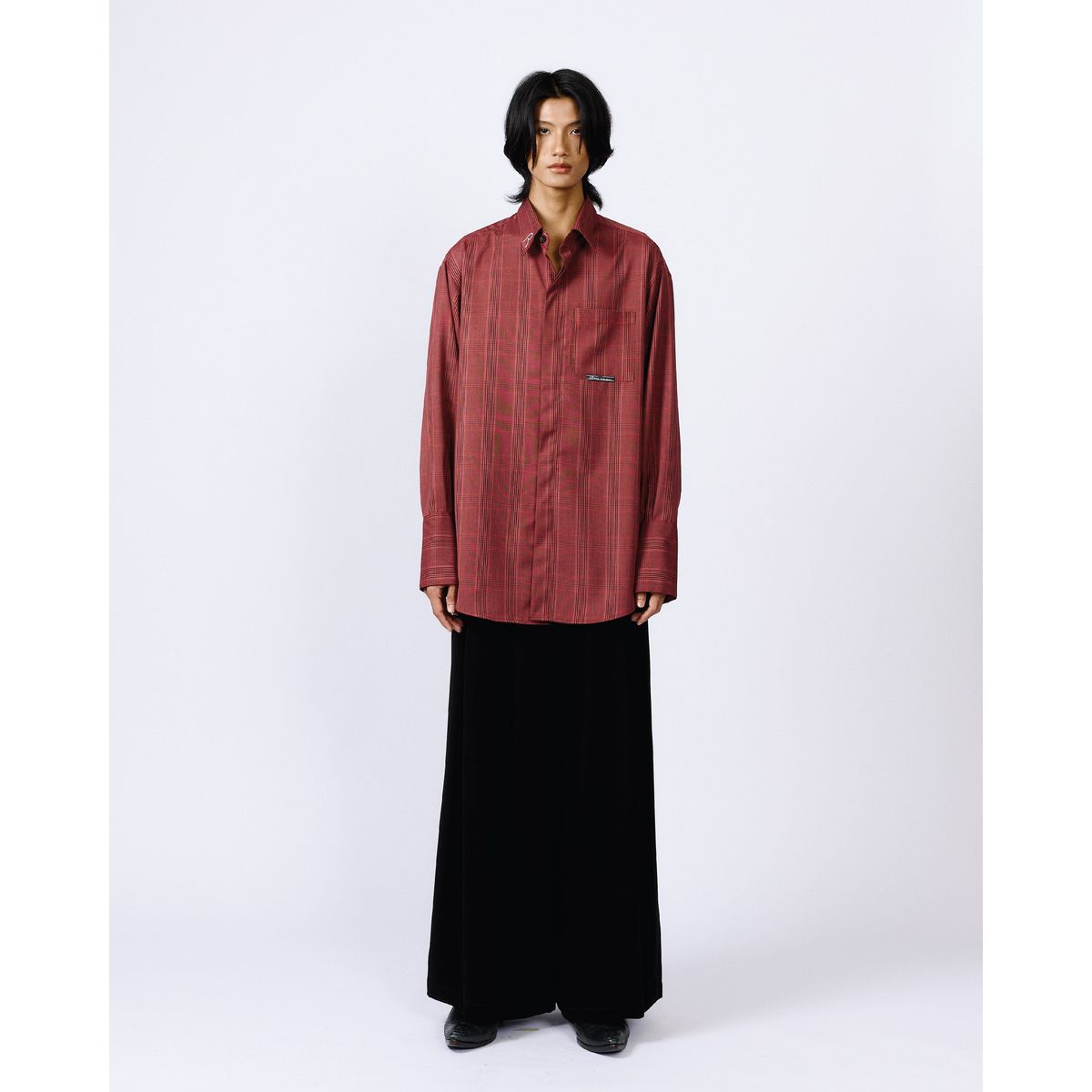 TARTAN OVERSIZED SHIRT - Large