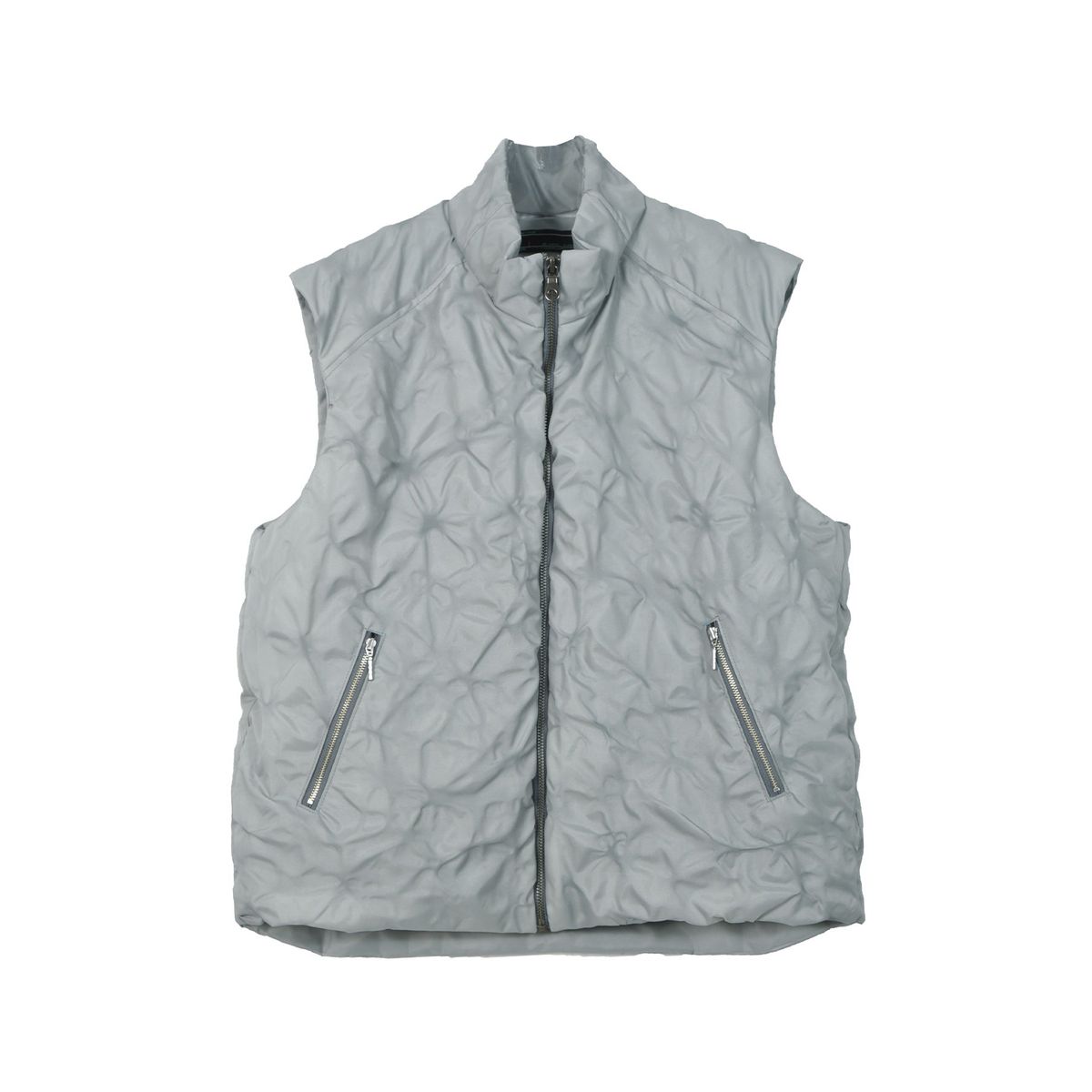 LEAF VEIN VEST GREY - Large