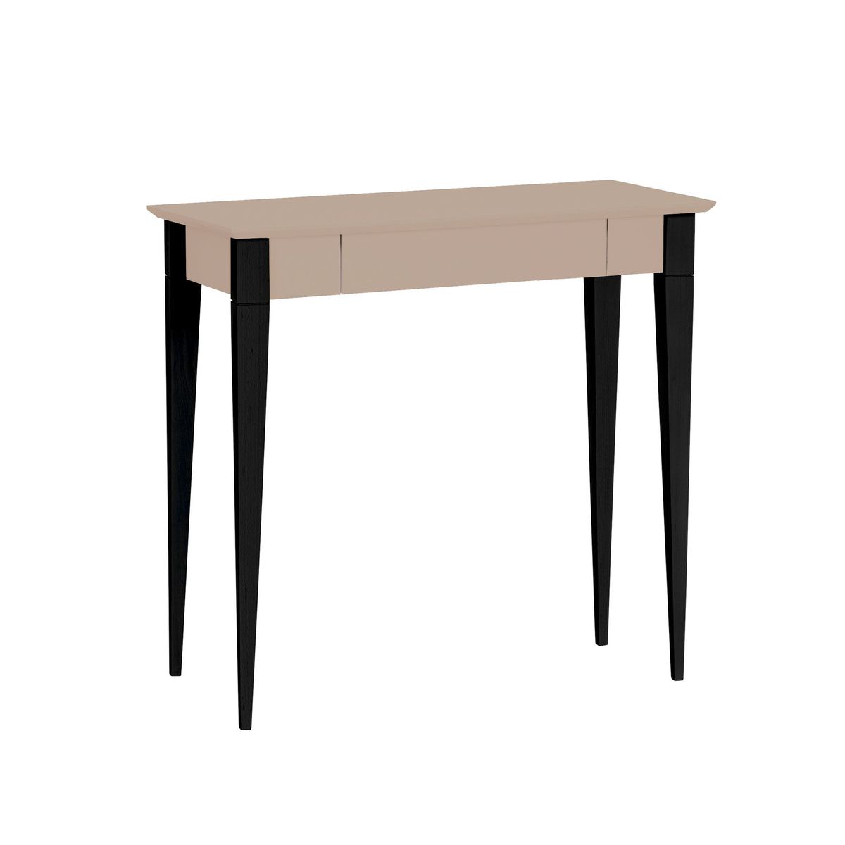 MIMO Skrivebord 85x40cm Sorte Ben Brun Beige