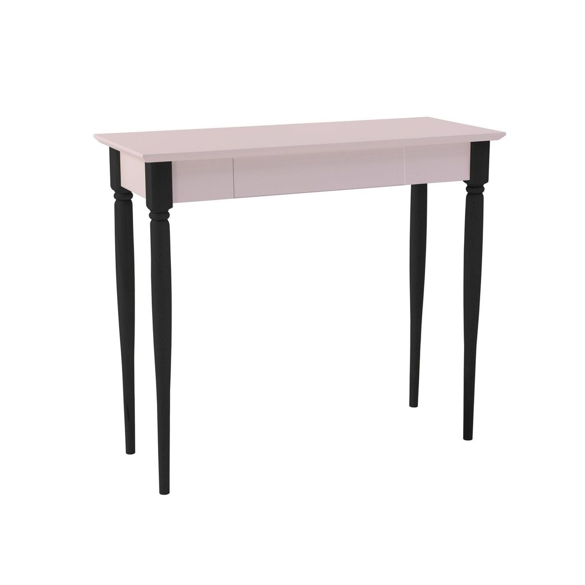 MAMO Skrivebord 105x40 cm Sorte Ben / Pink