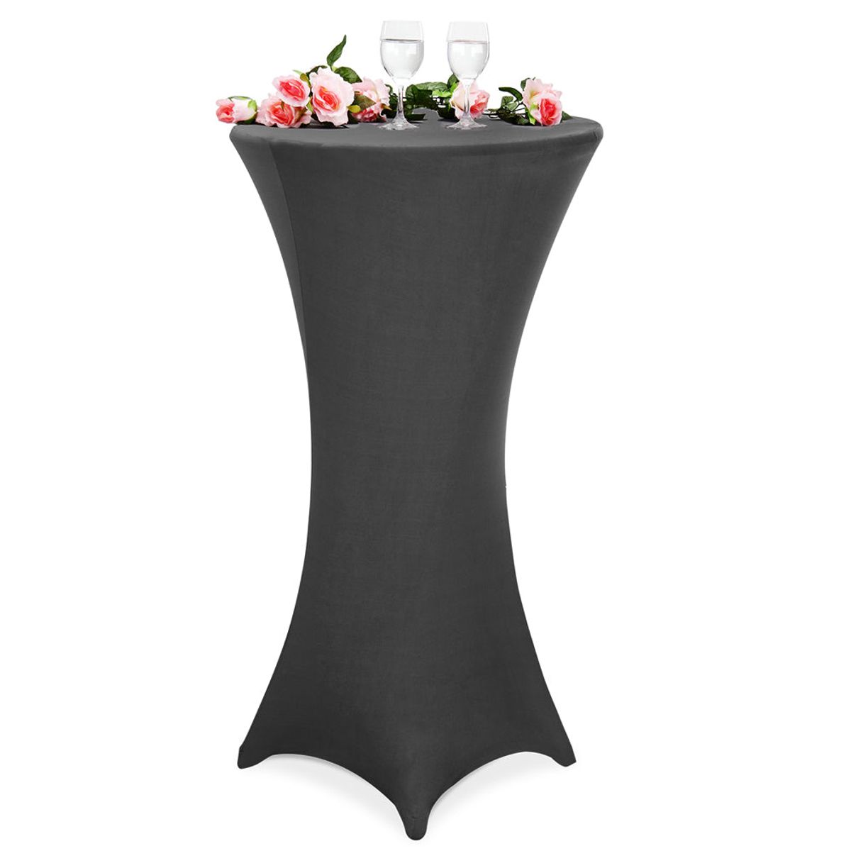 Cocktailbord dækken, antracit 60 cm