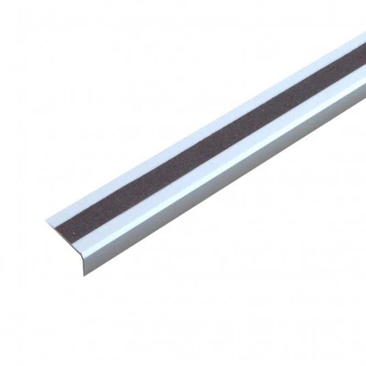 Trappe Kantprofil Aluminium, Skridsikker, Universal (Almen anvendelse) - Skruehuller / 53x800x31mm / Brun