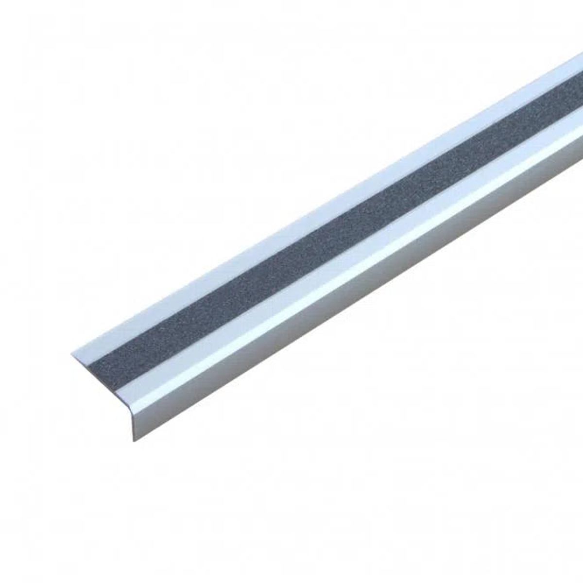 Trappe Kantprofil Aluminium, Skridsikker, Universal (Almen anvendelse) - Selvklæbende / 53x1000x31mm / Grå