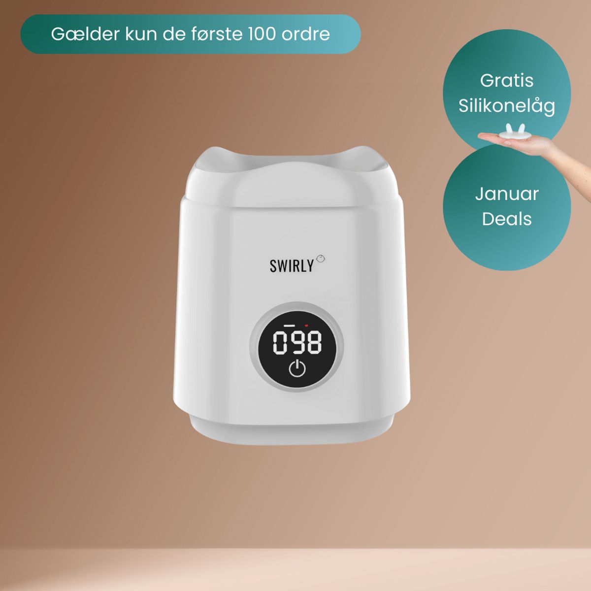 Swirly Flaskevarmer pro - Ingen adapter