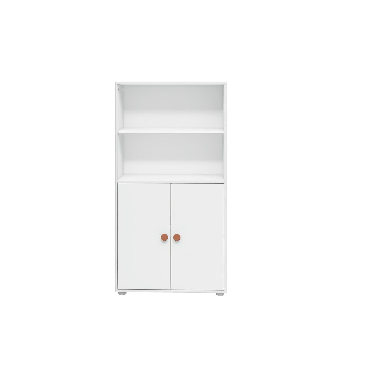 FLEXA Midi-reol, 2 låger 138.0 cm x 72.0 cm White/Blush