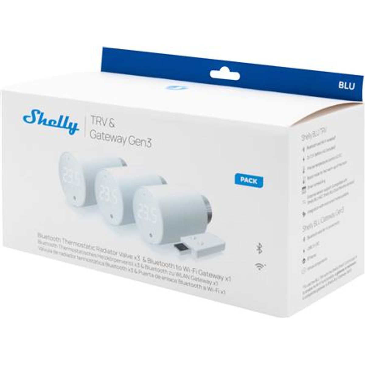 Shelly Blu Trv 3-Pack+1Xblu Gateway Gen3