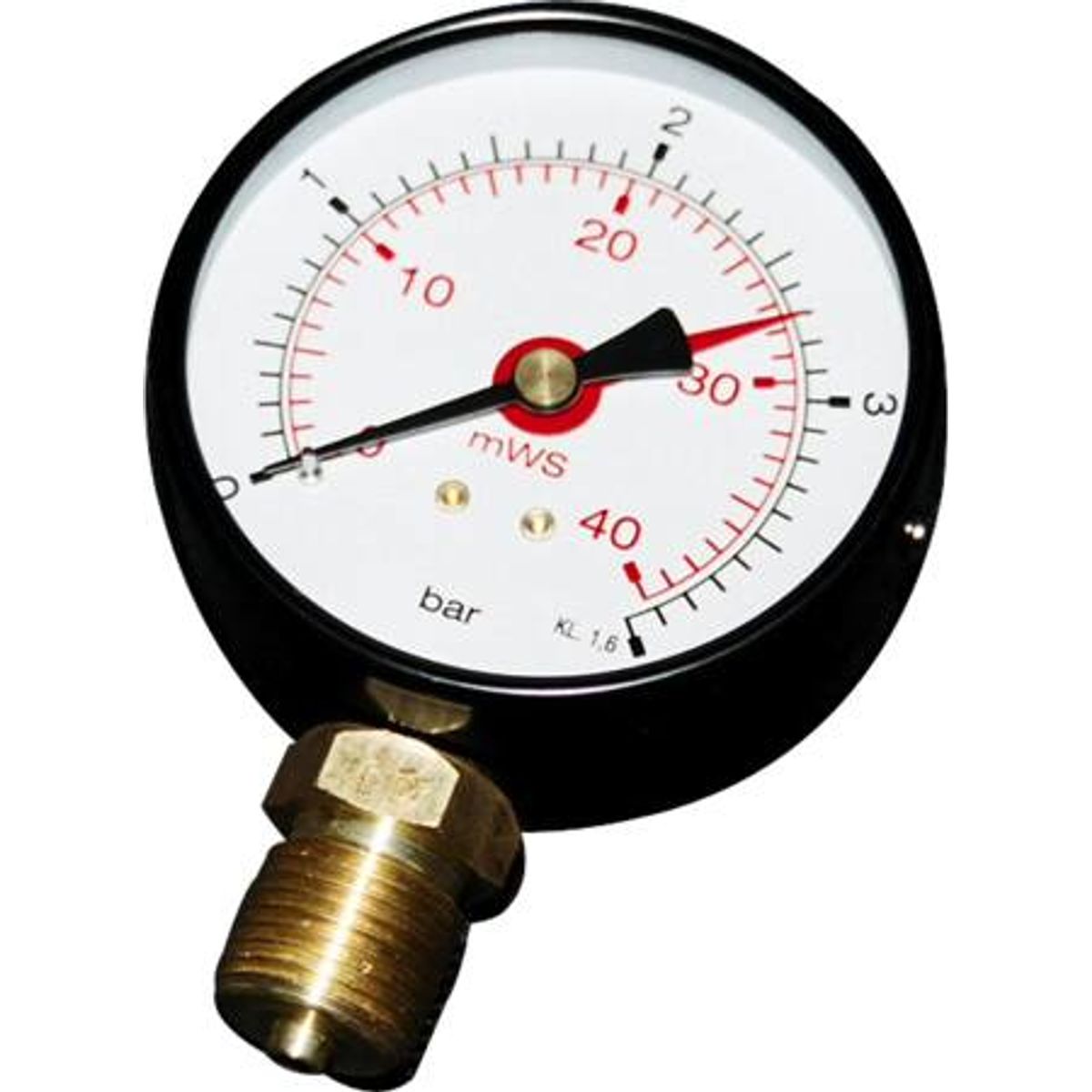 Manometer Ø80X1/2 0-4 Bar