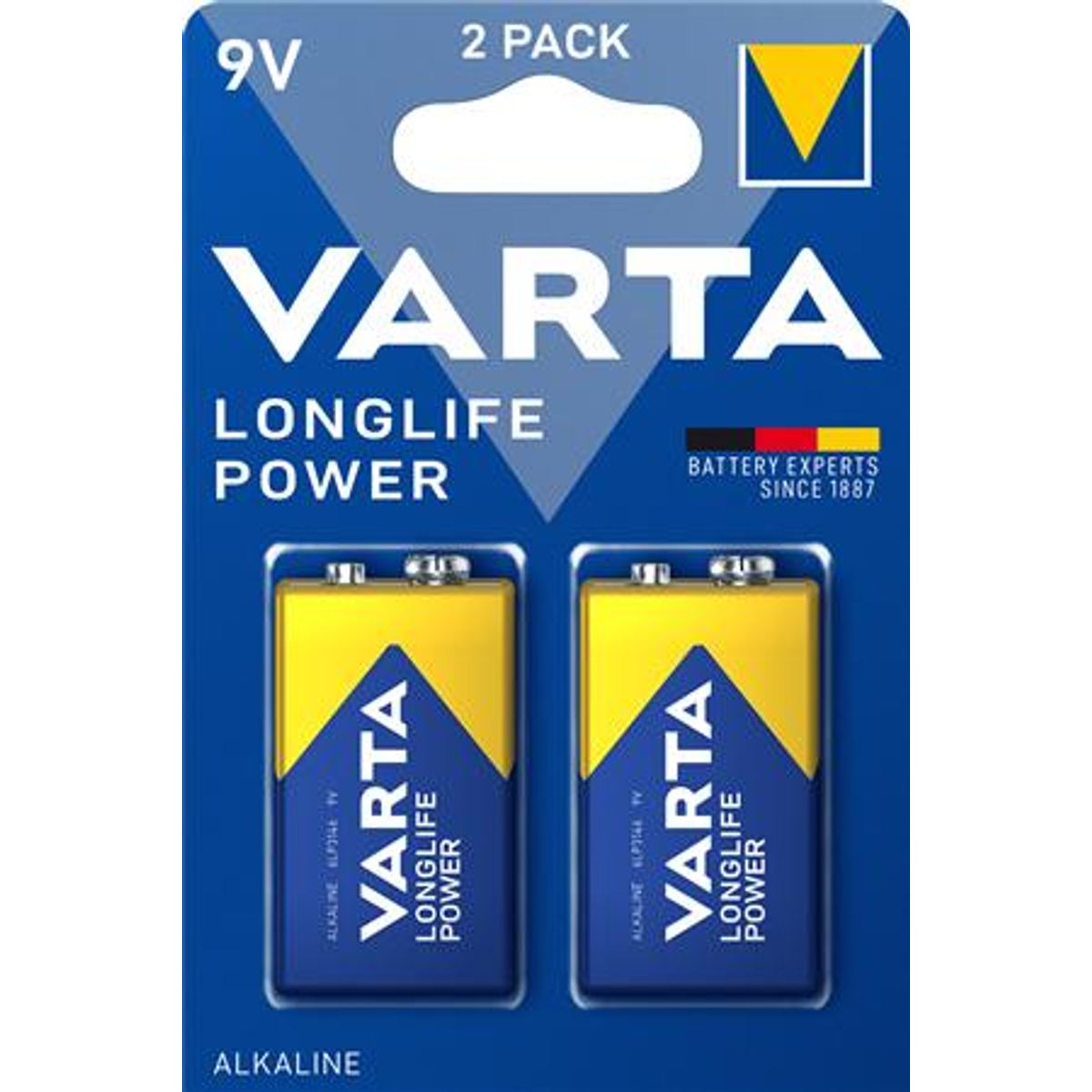 Batteri Alkaline 9V 2-Pack