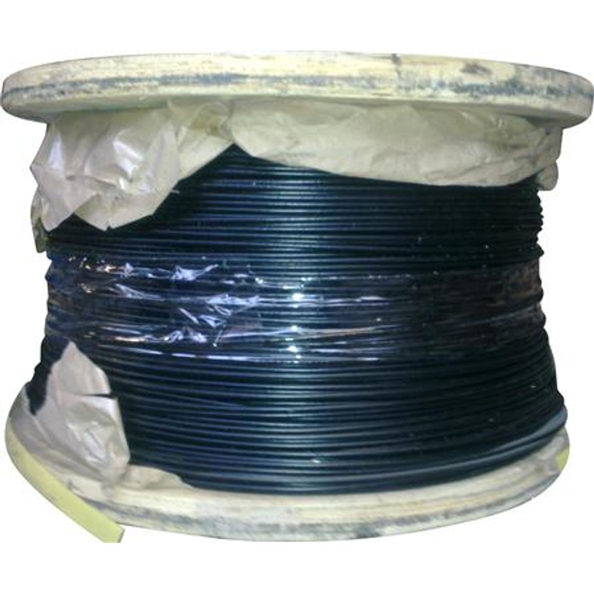 Wire 1,5Mm Med Pp-Plast 2,3Mm Sort 100M