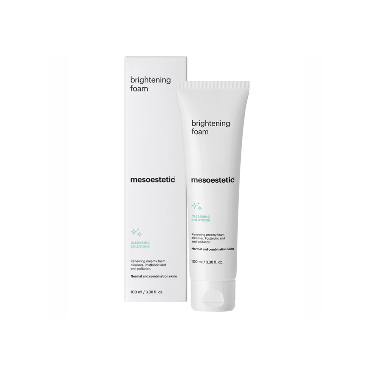 Mesoestetic Brightening Foam - Blegende Skum / Lysner huden - Effektiv mod mørke pletter på huden - 100 ml. - Renseskum til ansigtet