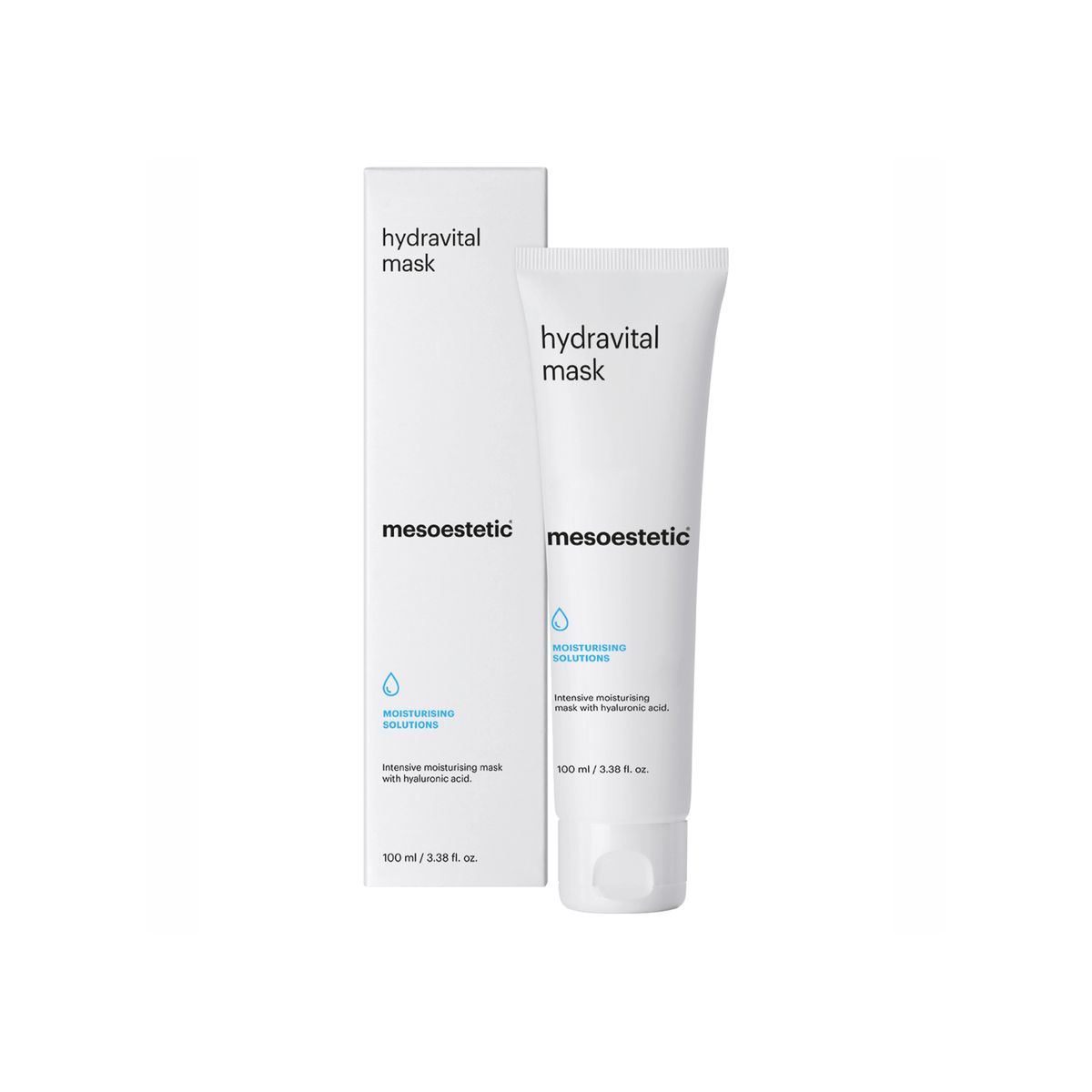 Mesoestetic Hydra-Vital Mask - Intensiv fugtmaske til tør og dehydreret hud - 100 ml. - Fugtgivende maske til huden - Fugtighedscreme