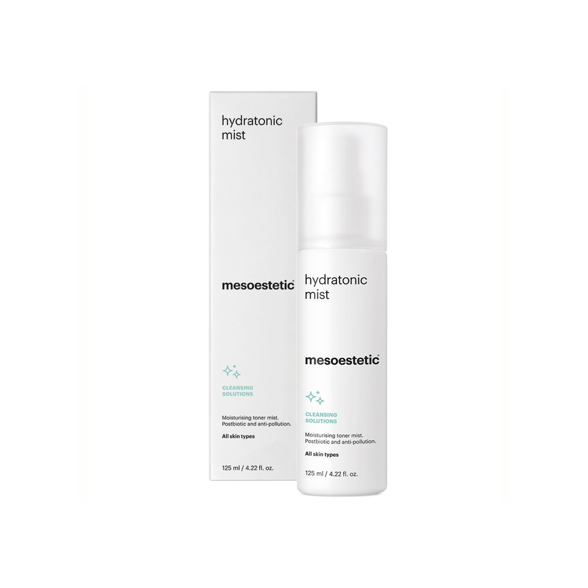 Mesoestetic Hydratonic Mist - Fugtgivende tonic til alle hudtyper - 125 ml. - Effektiv ansigtsvask / ansigtsrens - Regenerere og lindre hudkomfort