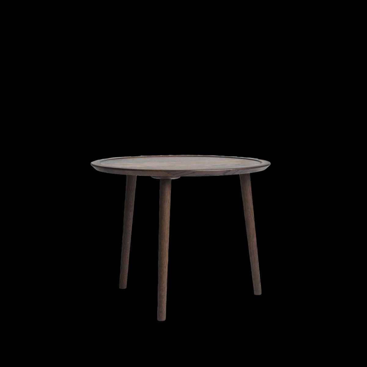 Dodona Coffee Table Ø 60, røget egetræ