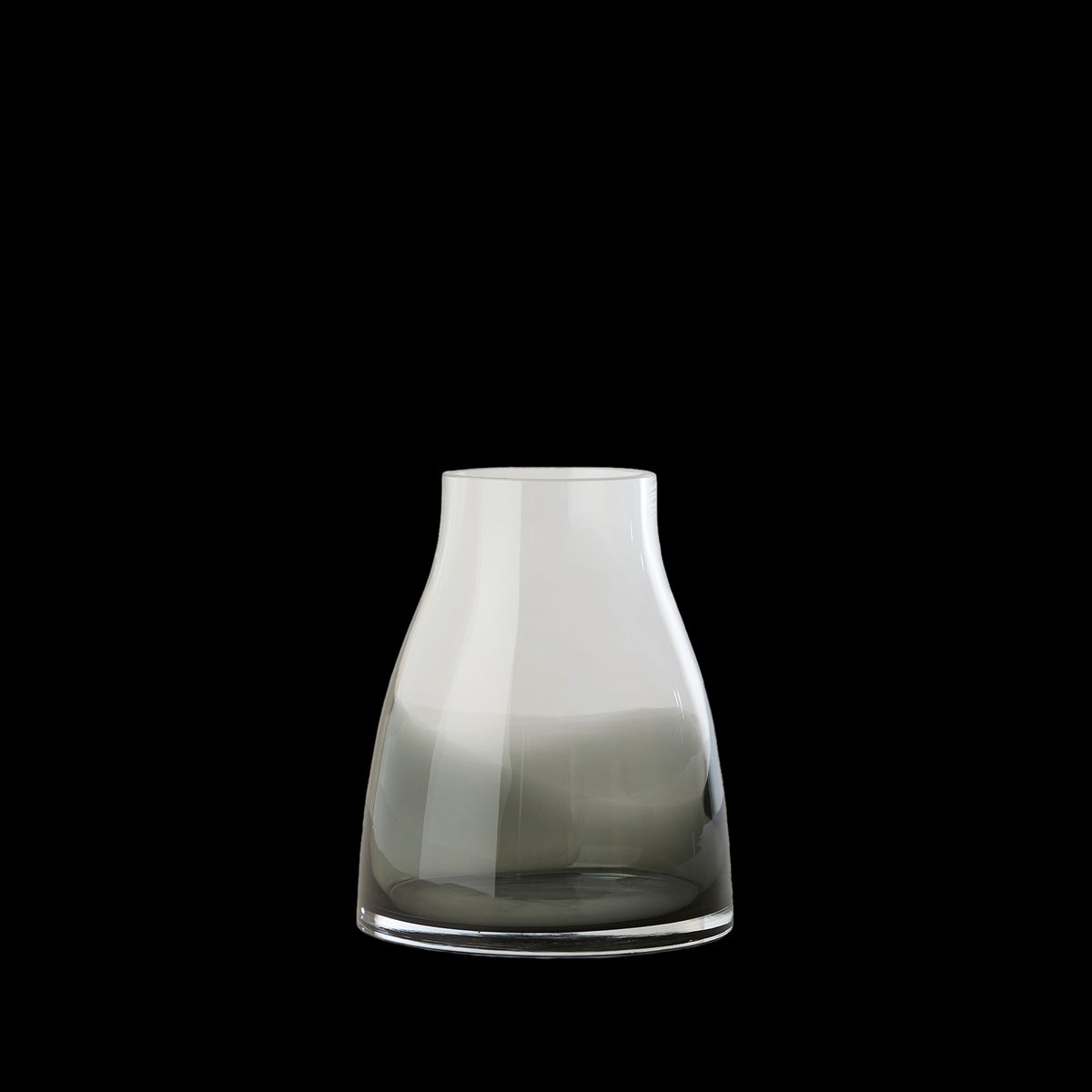 Flower Vase no. 2 - Smoked grey