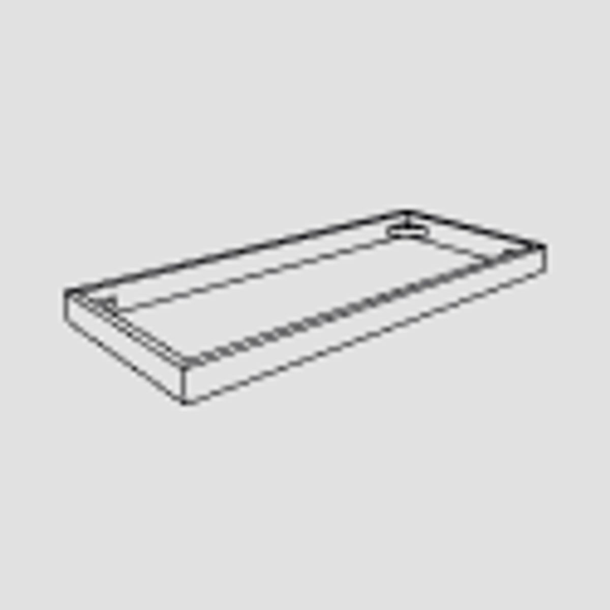 Module 3, Low base, Smoked, Depth 36 cm