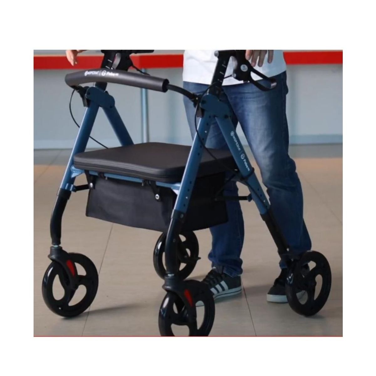 FEBE XL rollator | MORETTI - 10 kg, brugervægt 180 kg