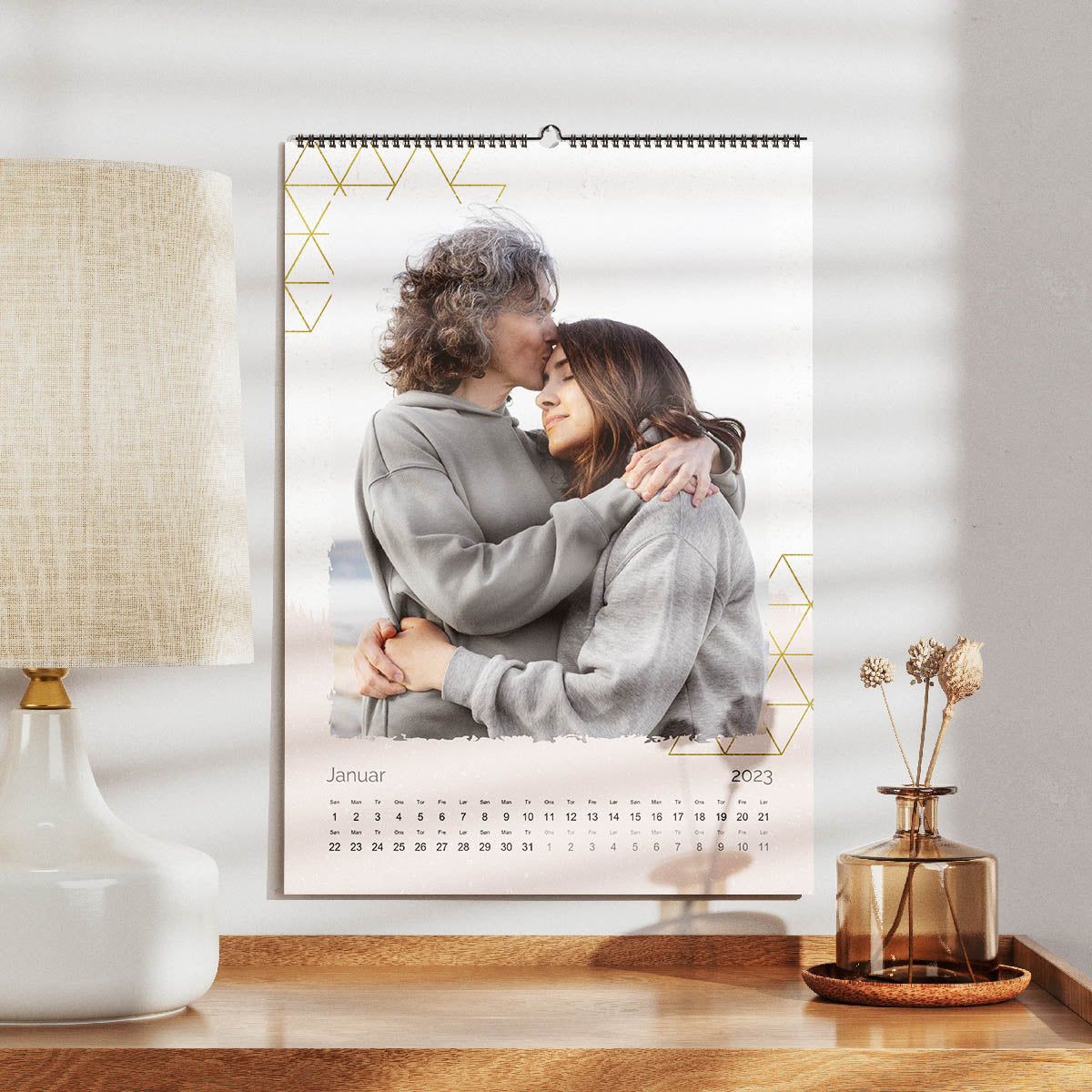 Moderne Kalender - Smal design