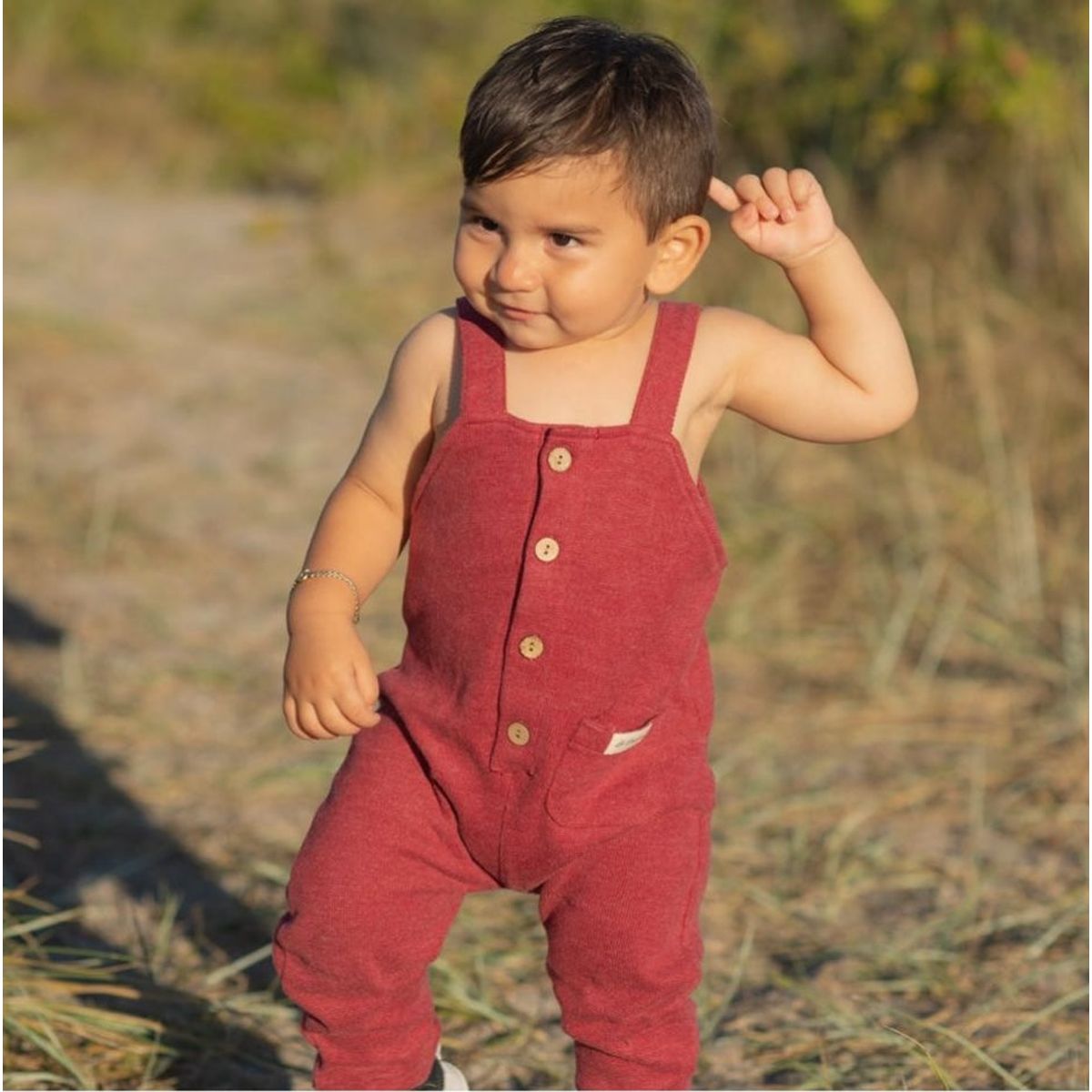 Eare Suspenders - Bordeaux / 6-9m - 74cm