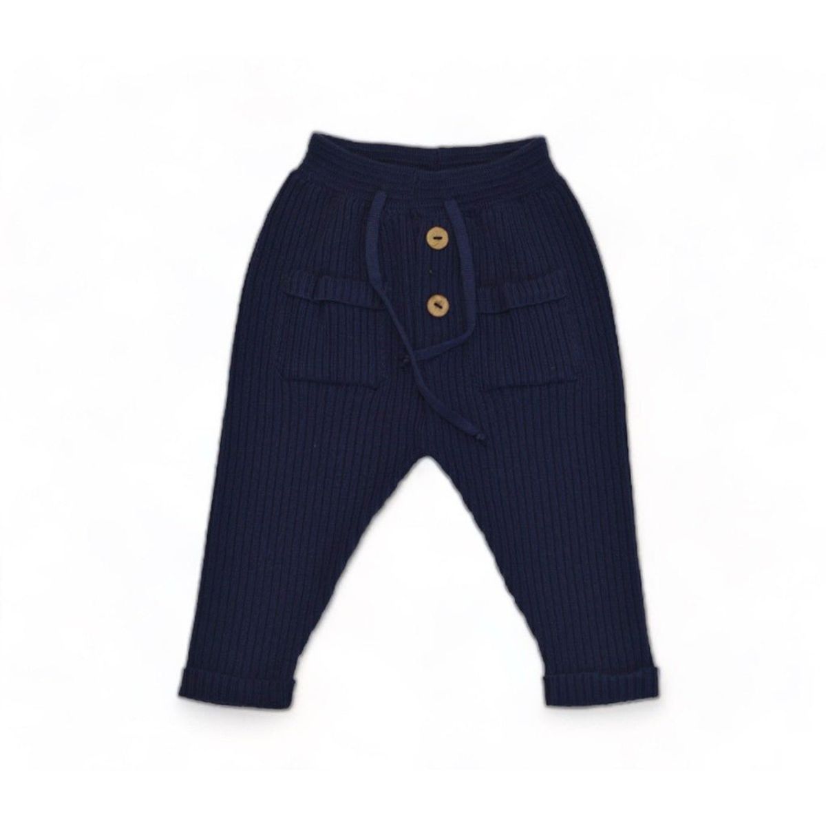 Buttery Soft Knit Pants Navy - Dark blue / 12-18m - 86cm