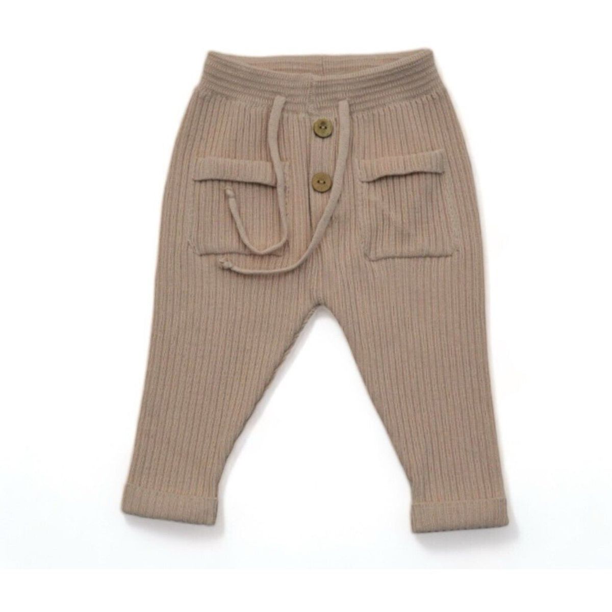 Buttery Soft Knit Pants Beige - Beige / 2-3y - 98cm