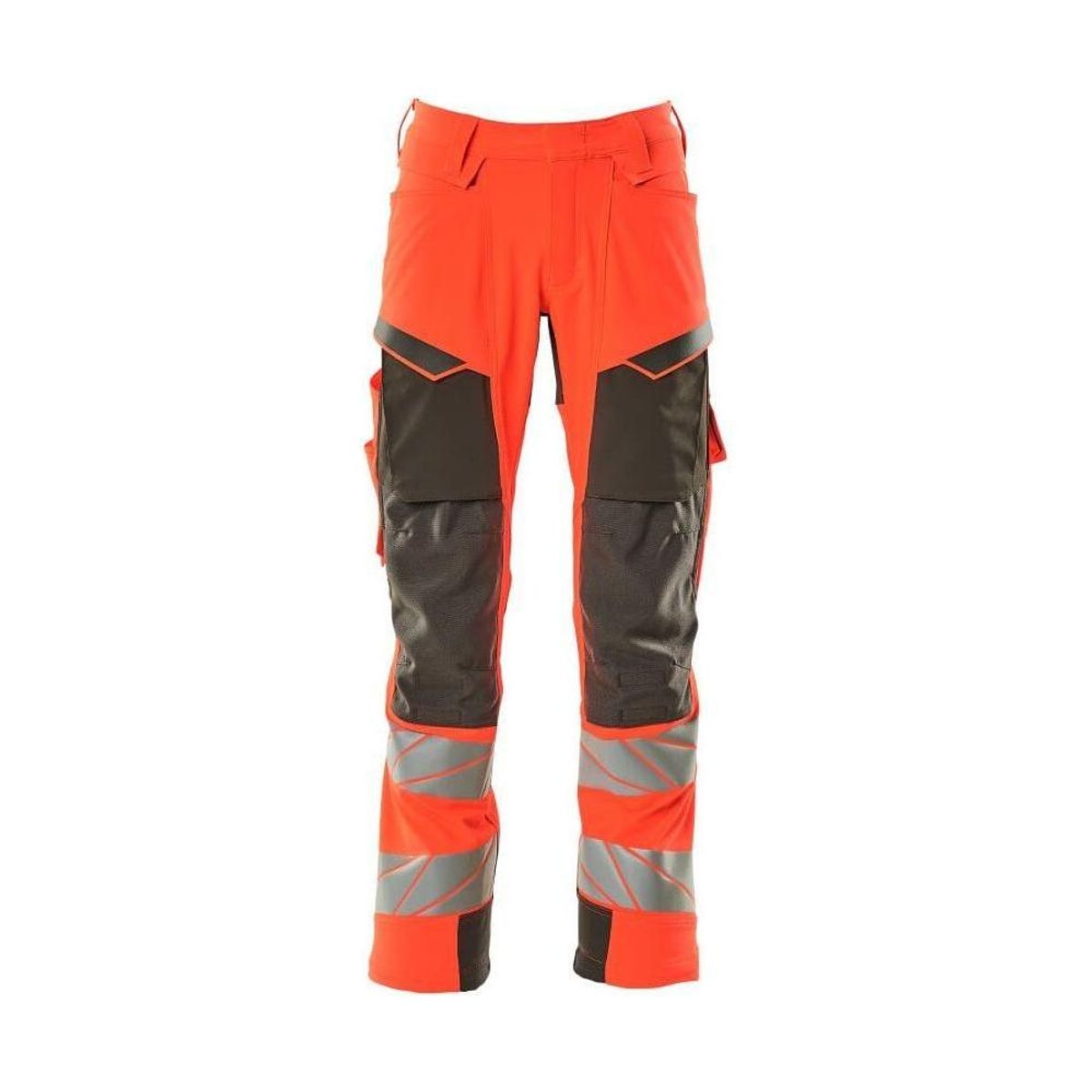 Mascot®Accelerate Safe Arbejdsbukser knælommer Full Stretch - 19079-511-22218 hi-vis rød/mørk antracit