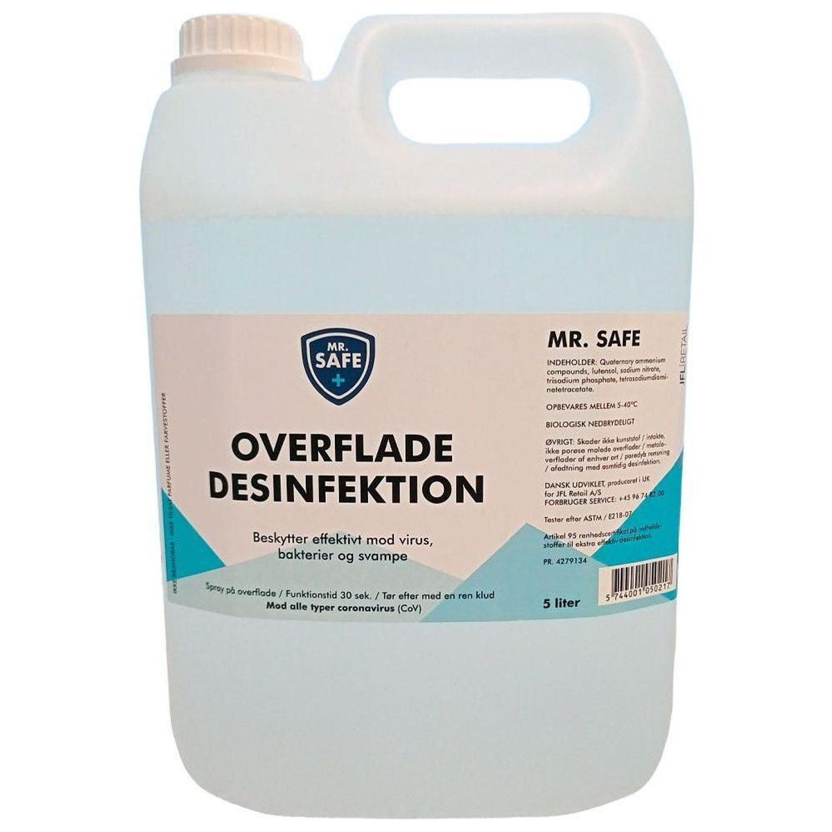 Mr. Safe Overflade Desinfektion 5000 ml