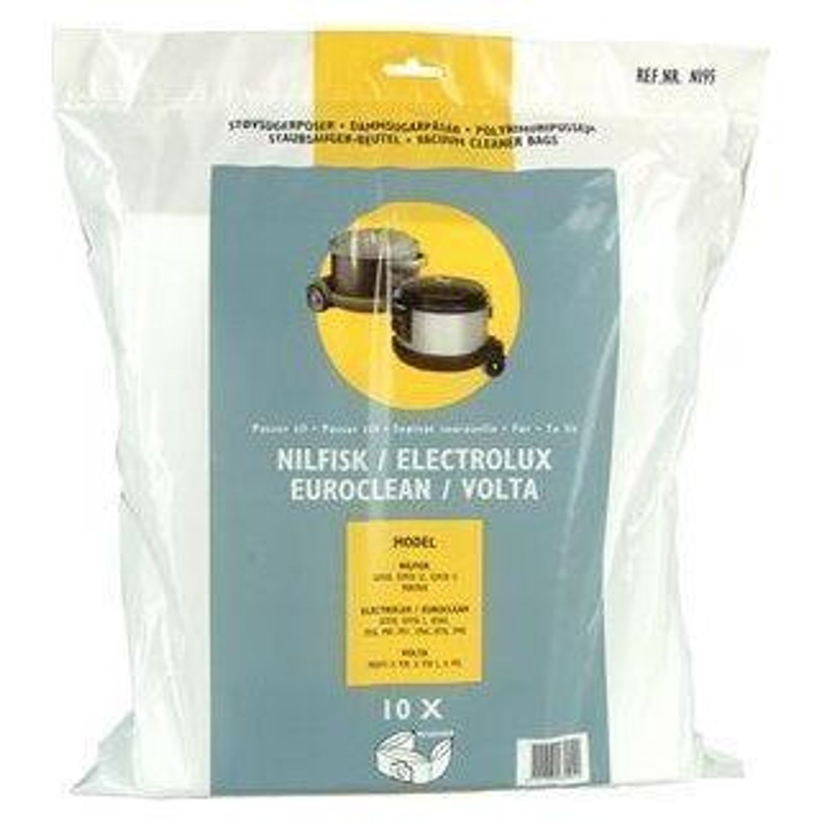 Nilfisk GD/UZ930 Electrolux Z951 støvsugerposer microfiber 10 stk