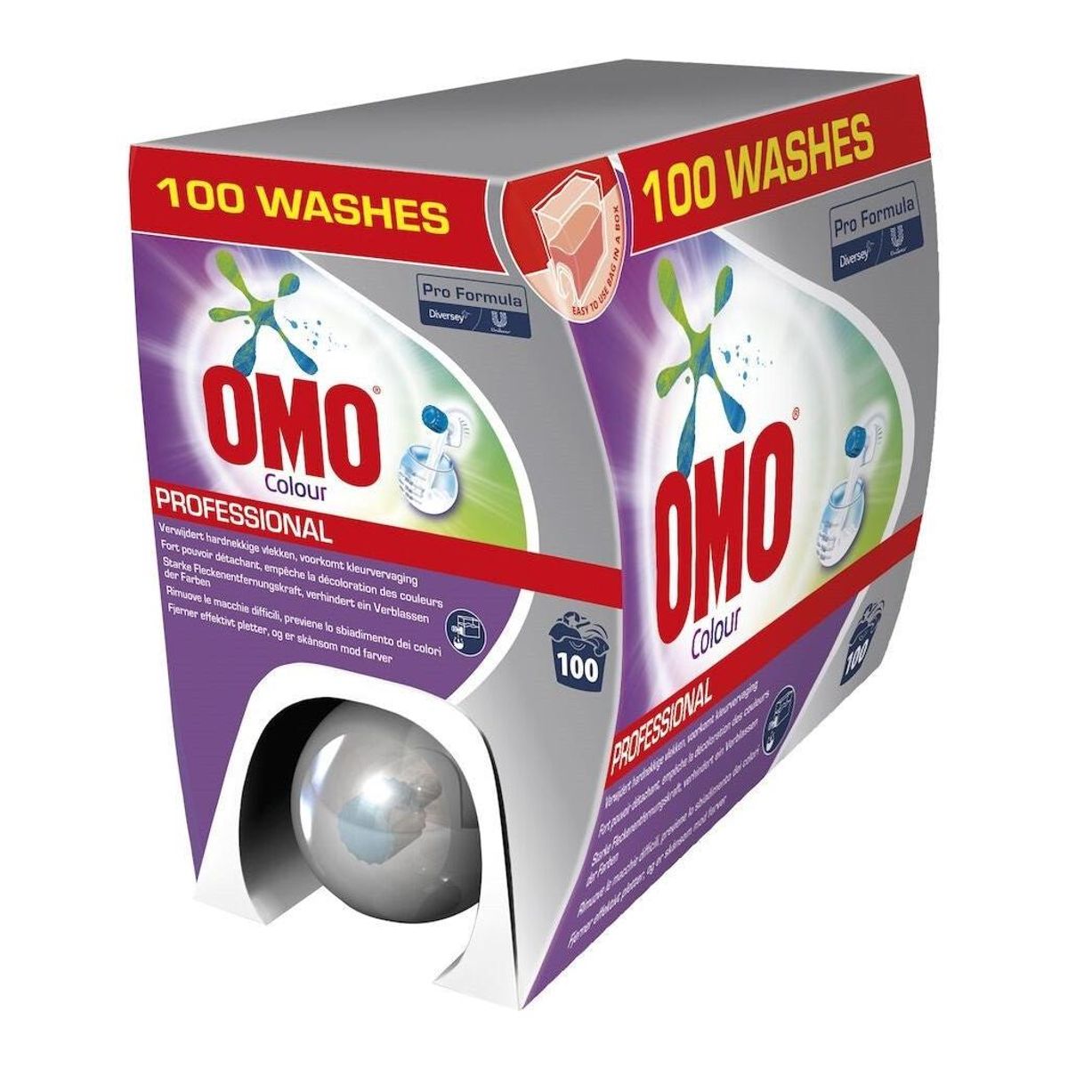 OMO Proffesionel Liquid Colour Bag-in-Box m/Vaskebold 7,5 liter