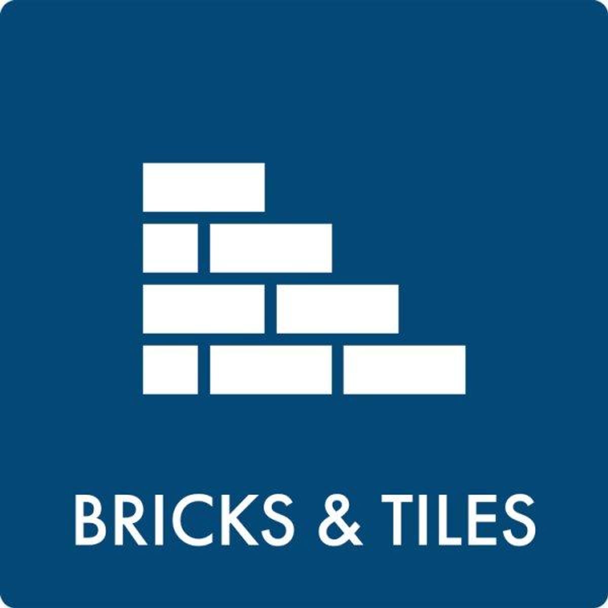 Affaldsskilt Bricks & tiles