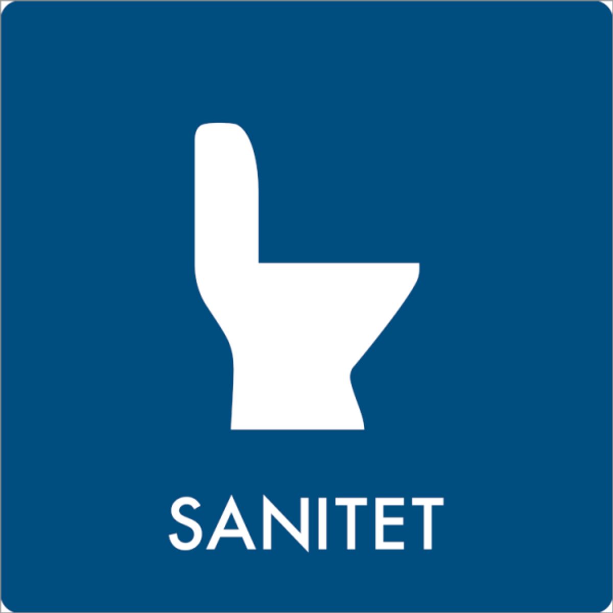 Affaldsskilt Sanitet