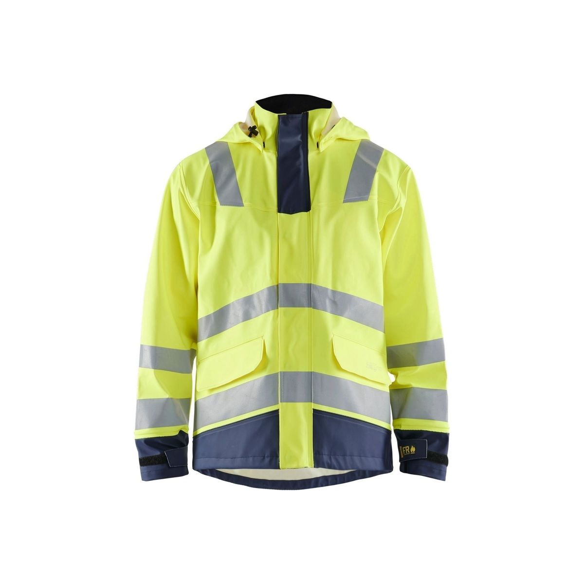 BLÅKLÄDER 4313 High Vis Brandhæmmende Regnjakke Level 2 Herre