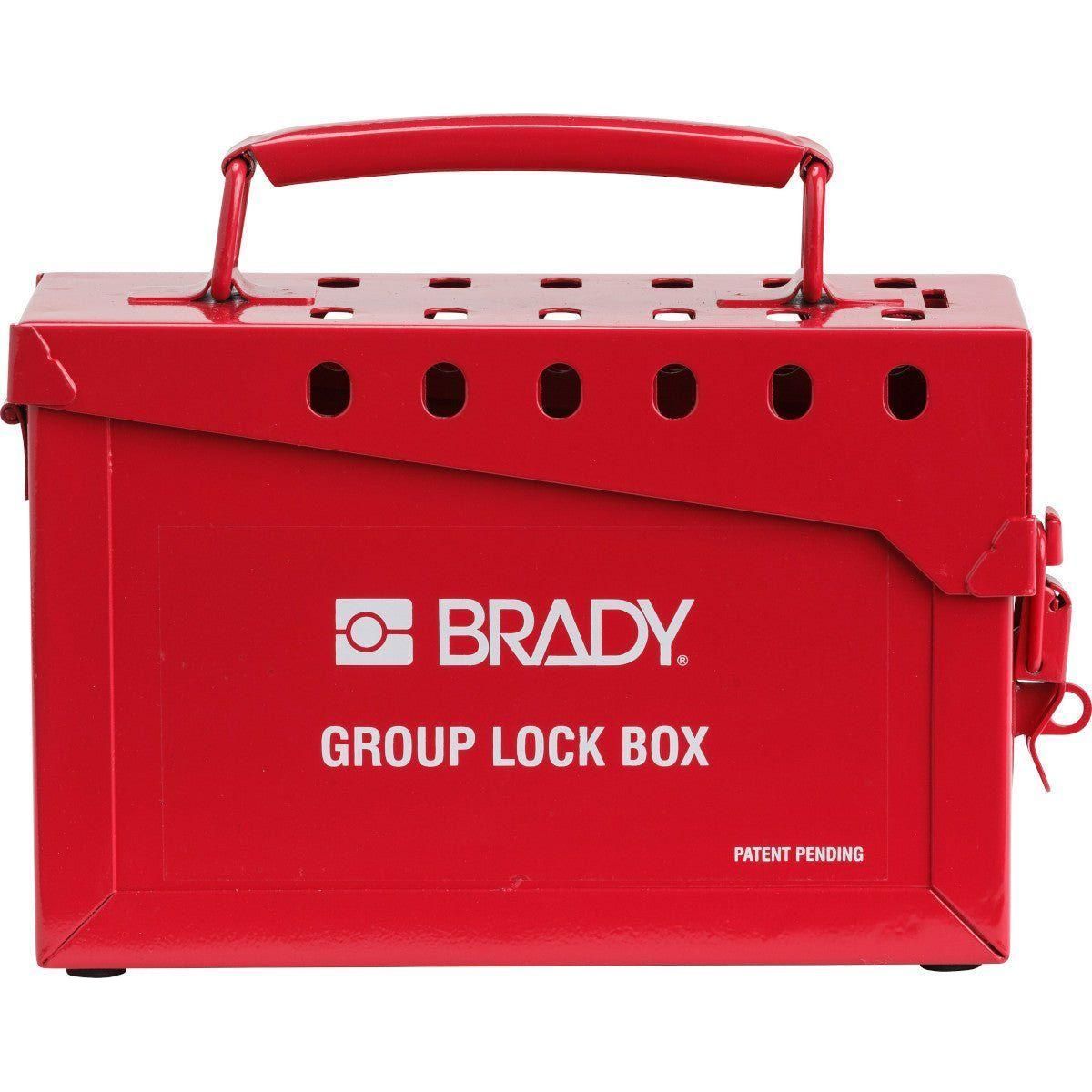 Brady Group Lockout Box, Rød