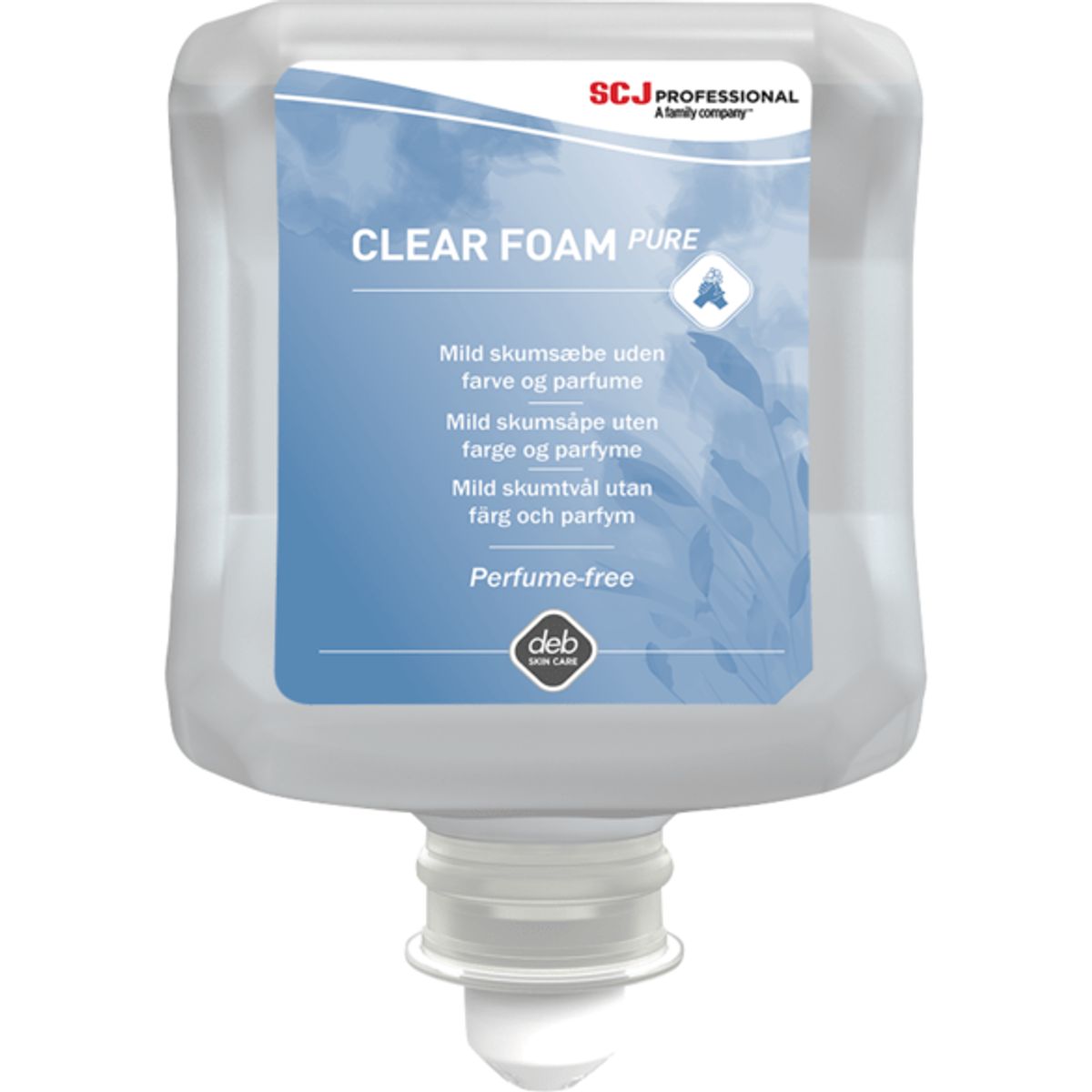 Deb Clear Foam Pure skumsæbe 1000 ml CLR1L