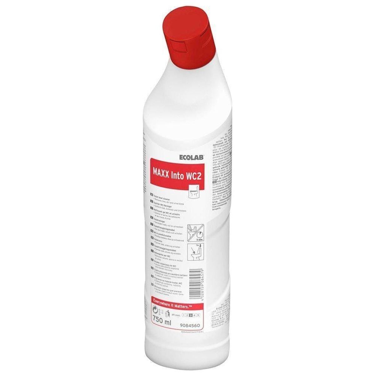 Ecolab Maxx Into WC2 toiletrens 750 ml