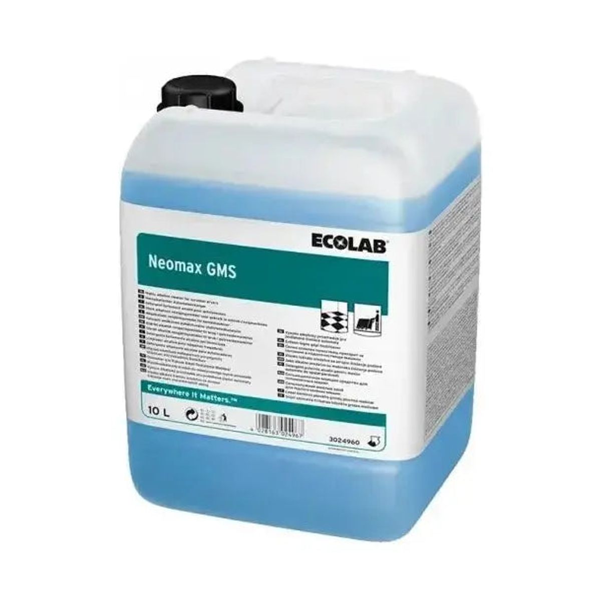 Ecolab NeoMax GMS til kraftige fedt- og oliebesmudsninger 10 liter