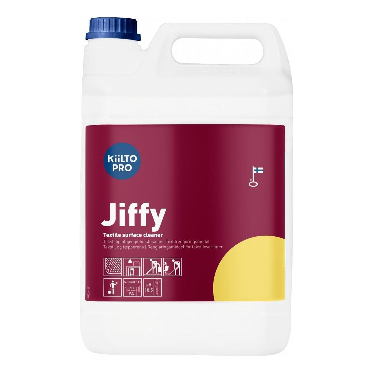 Kiilto Pro Jiffy tæpperens 1 Liter / 5 Liter