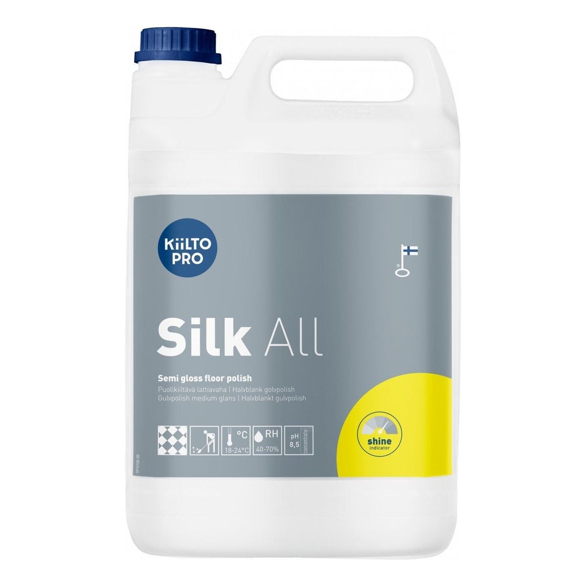 Kiilto Pro Silk All polish med lav glans 1 Liter / 5 Liter