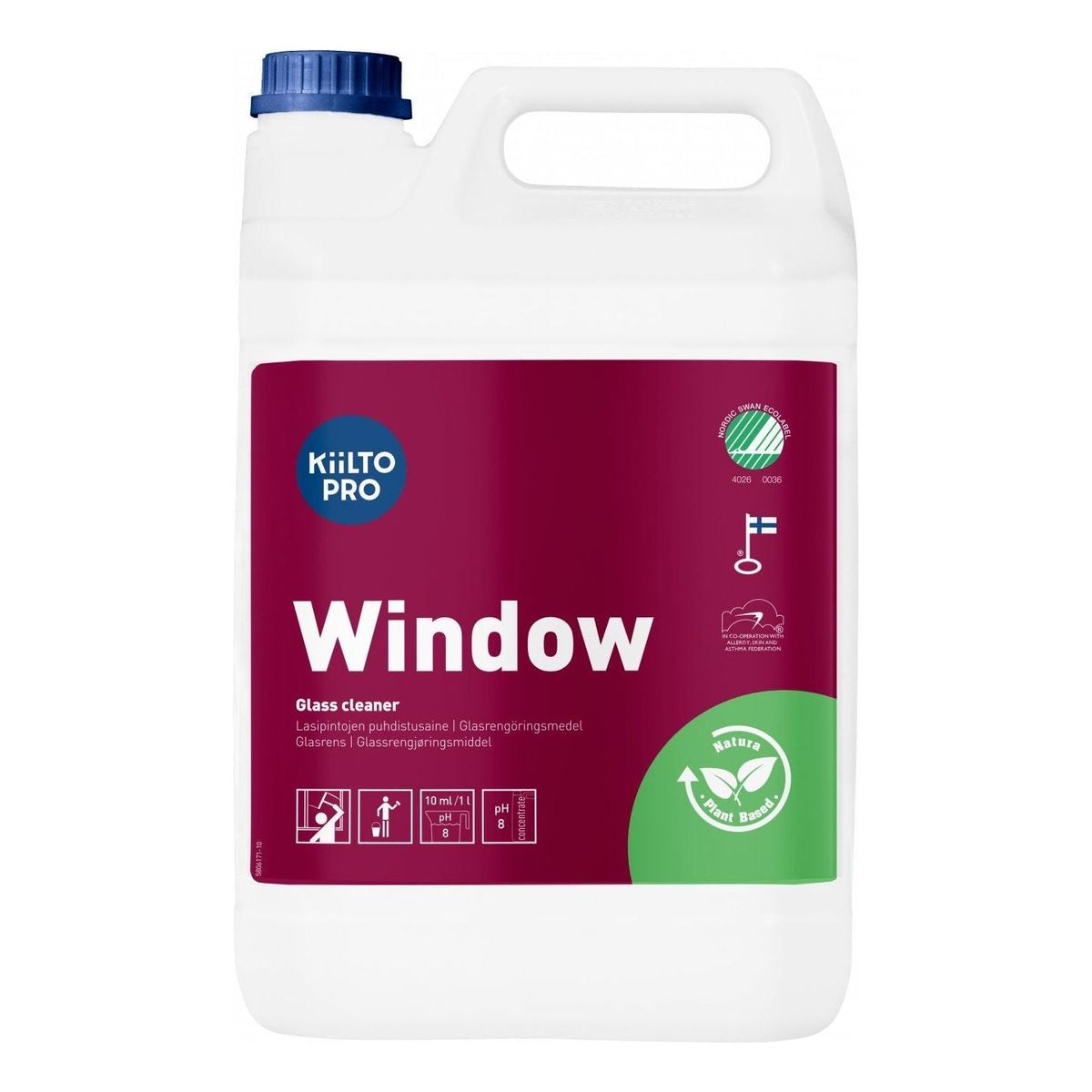 Kiilto Pro Window glasrens 5 Liter