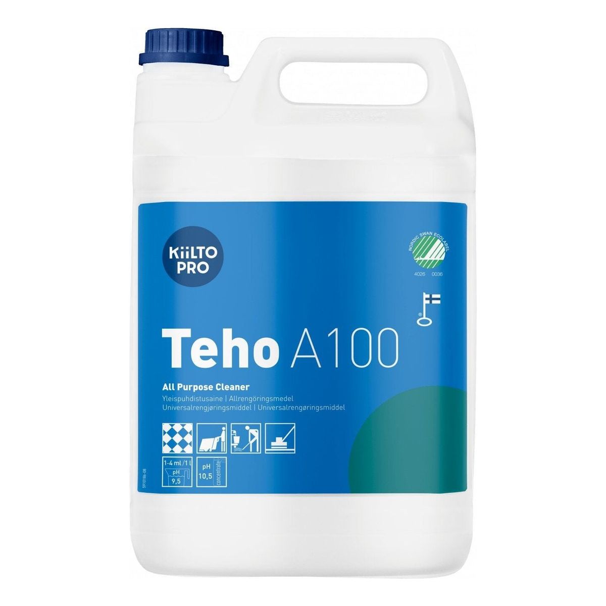 Kiilto Pro Teho A 100 grundrens 1 Liter / 5 Liter